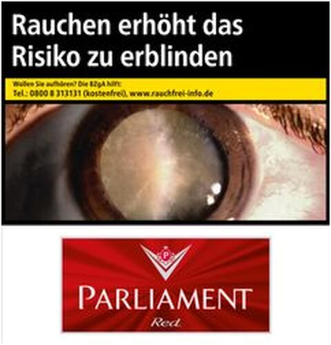 Einzelpackung Parliament 7XL Box Red (1x60)