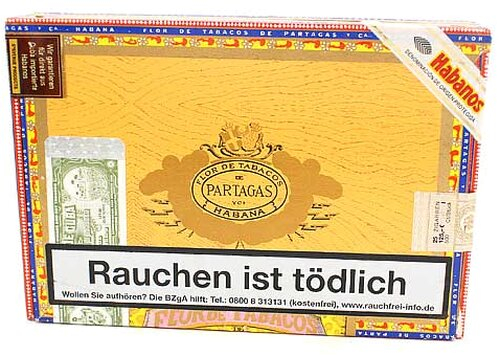 Partagas Aristocrats 25er Zigarrenkiste Partagas Aristocrats 25er Zigarrenkiste