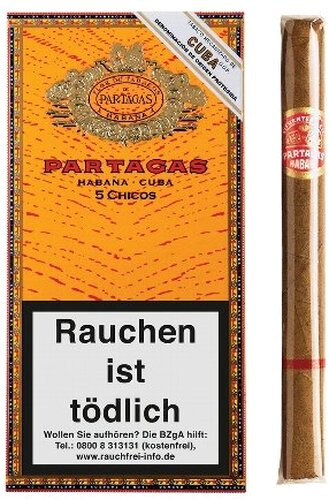 Partagas Chicos Zigarillos 5 Stück Partagas Chicos Zigarillos 5 Stück