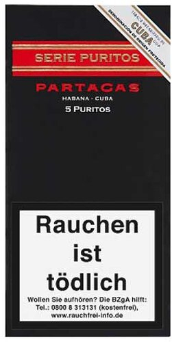 Partagas Zigarillos Serie Puritos 5Stk Partagas Zigarillos Serie Puritos 5Stk