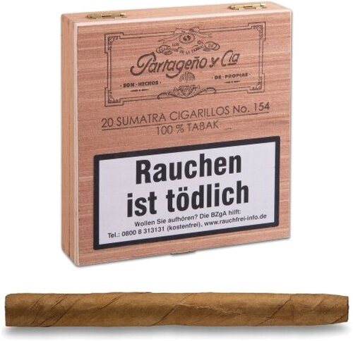 Partageno Zigarillos No 154 Sumatra 20 Stück