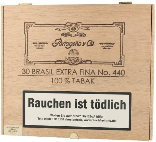 Partageno Zigarren No 440 Brasil Zigarren 30 Stück Partageno Zigarren No 440 Brasil Zigarren 30 Stück