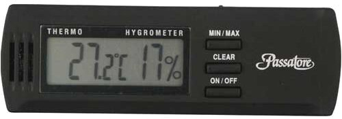 Passatore Digital Hygro/Thermometer schwarz Passatore Digital Hygro/Thermometer schwarz