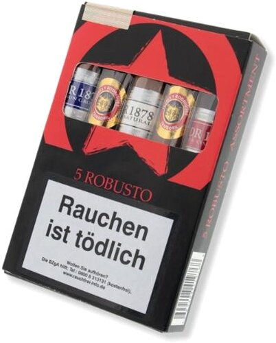 PDR Cigars Dominican Robusto Sampler A. Flores 5er Pack PDR Cigars Dominican Robusto Sampler A. Flores 5er Pack