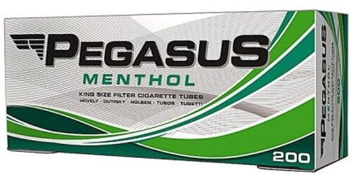 Pegasus Menthol Zigarettenhülsen 200 Stück