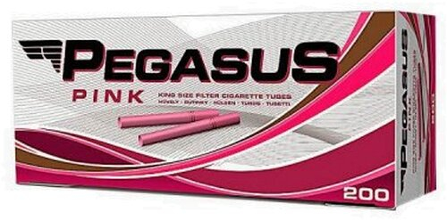 Pegasus Zigarettenhülsen Pink 200 Stück Pegasus Zigarettenhülsen Pink 200 Stück