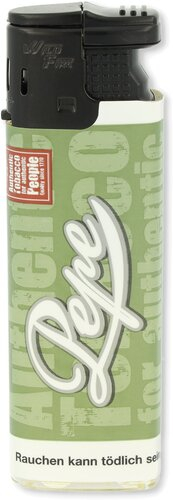 Pepe Jetflame Feuerzeug Grün