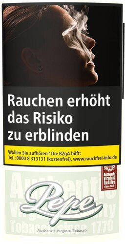 Pepe Fine Green Tabak ohne Zusatzstoffe 30g Päckchen Feinschnitt