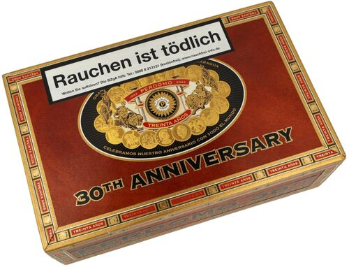Perdomo 30th Anniversary Robusto Connecticut Zigarren 30 Stk. Perdomo 30th Anniversary Robusto Connecticut Zigarren 30 Stk.