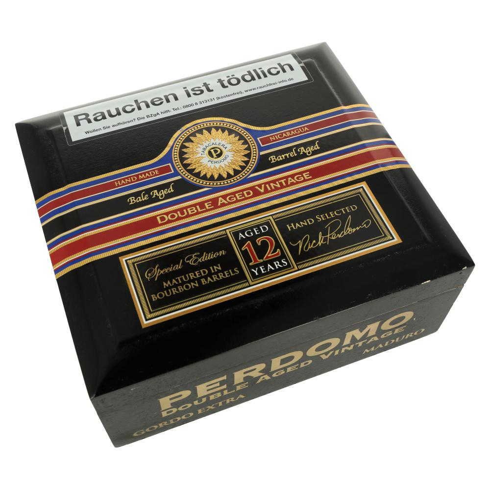 Perdomo Double Aged 12 Year Vintage Gordo Extra Maduro Zigarren 24Stk. Perdomo Double Aged 12 Year Vintage Gordo Extra Maduro Zigarren 24Stk.