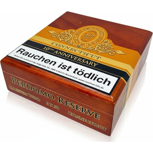 Perdomo Reserve 10th Anniversary Connecticut Magnum Tubo Zigarren 12 Stk.