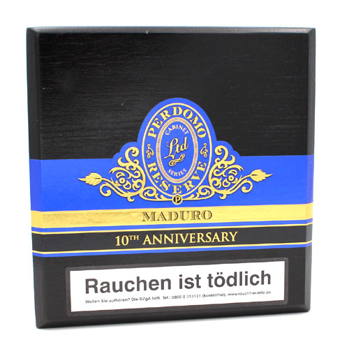 Perdomo Zigarren 10th Anniversary Reserve Maduro Churchill 25Stk. Perdomo Zigarren 10th Anniversary Reserve Maduro Churchill 25Stk.