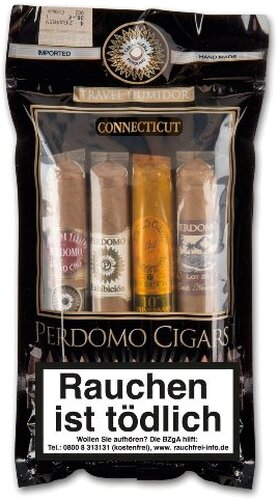 Perdomo Zigarren Connecticut Toro Humibag 4er Perdomo Zigarren Connecticut Toro Humibag 4er