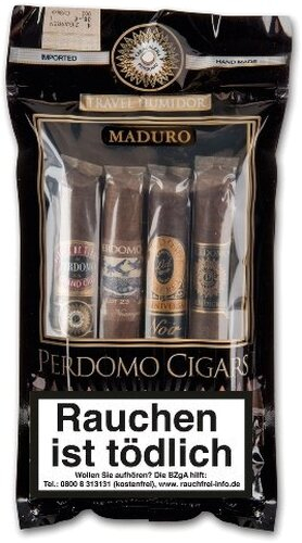 Perdomo Zigarren Maduro Toro Humibag 4er Perdomo Zigarren Maduro Toro Humibag 4er