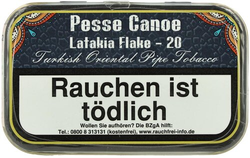 Pesse Canoe Latakia Flake-20 Turkish Oriental Pfeifentabak 50g