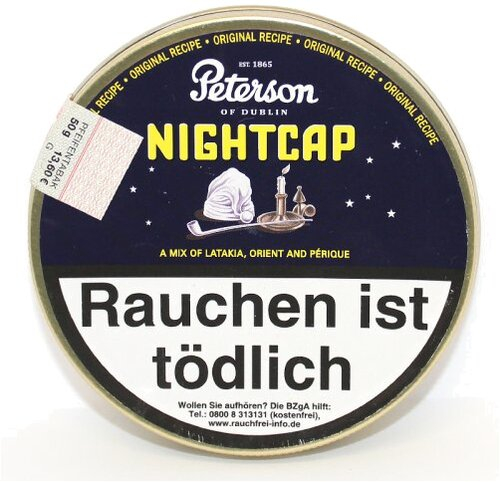Peterson Nightcap Pfeifentabak 50g Peterson Nightcap Pfeifentabak 50g