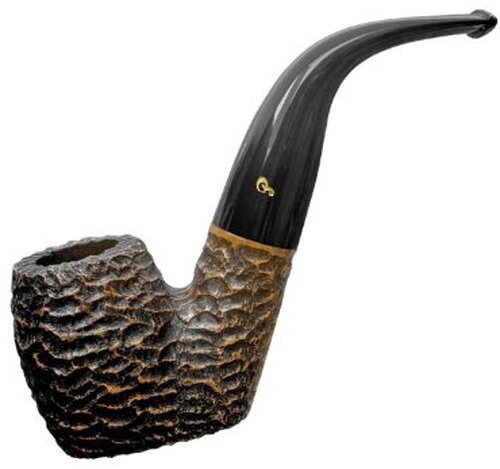 Peterson Pfeife Aran Rustic 306 Braun