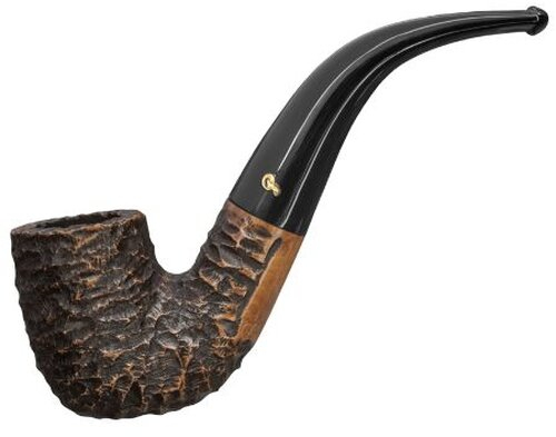 Peterson Pfeife Aran Rustic 338 Braun