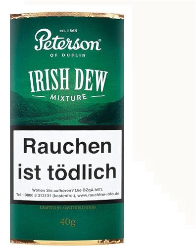 Peterson Pfeifentabak Irish Dew 40g Päckchen Peterson Pfeifentabak Irish Dew 40g Päckchen