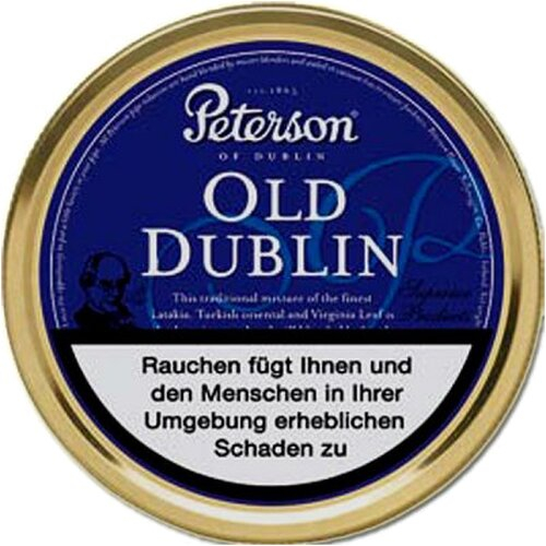 Peterson Pfeifentabak Old Dublin 50g Dose Peterson Pfeifentabak Old Dublin 50g Dose