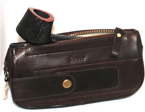 Peterson Pfeifentasche braun DeLuxe 2er Peterson Pfeifentasche braun DeLuxe 2er