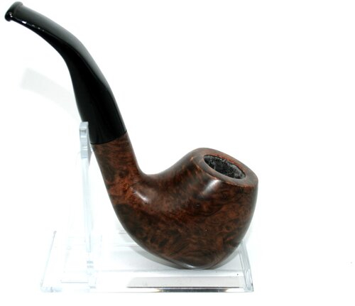 Pfeife Jean Claude, braun-marmoriert, Classic, Bent