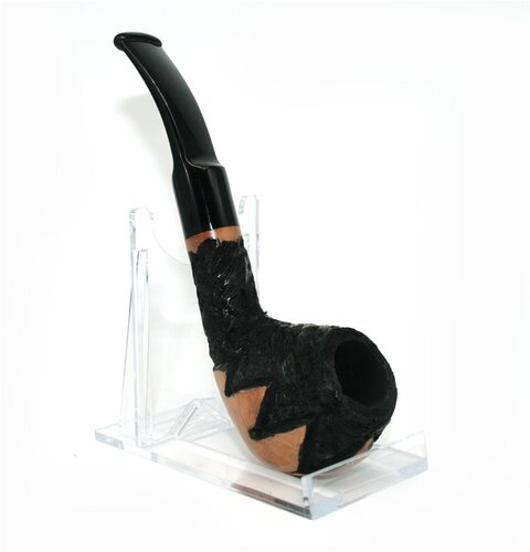 Pfeife Jean Claude Flower schwarz-hellbraun