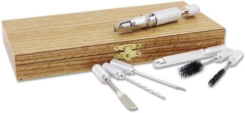 Pfeifenbesteck Service Set Chrom 7-teilig Pfeifenbesteck Service Set Chrom 7-teilig