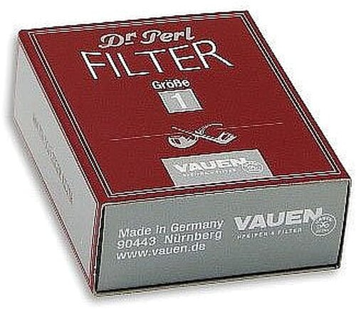 Pfeifenfilter Dr Perl Vauen Papierfilter No1 40 Stück Pfeifenfilter Dr Perl Vauen Papierfilter No1 40 Stück