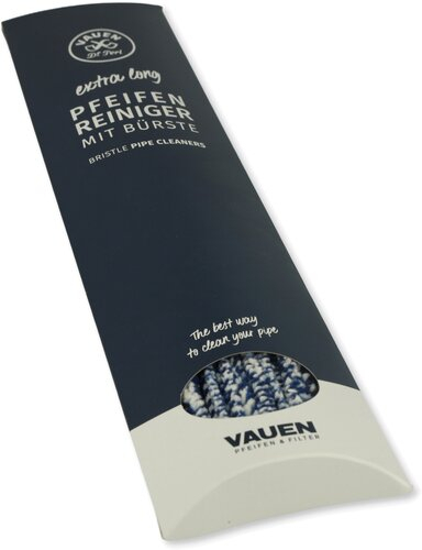 Pfeifenreiniger Vauen Bürste blau/weiß Extra Lang