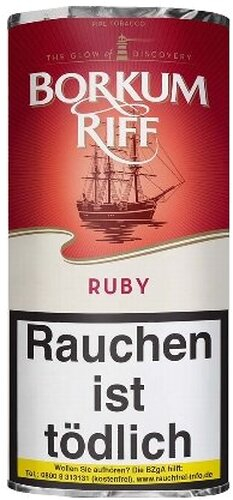 Pfeifentabak Borkum Riff Ruby 50g Pfeifentabak Borkum Riff Ruby 50g