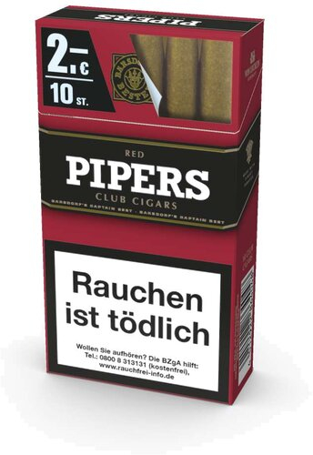 Pipers Club Cigars Red Cherry 10er