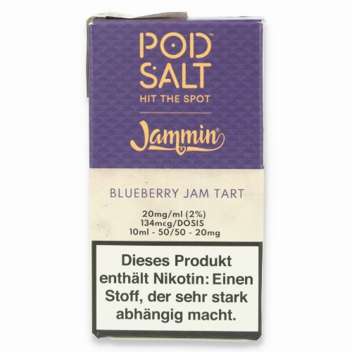 POD Salt Blueberry Jam Tart Nikotinsalz Liquid 10ml 20mg POD Salt Blueberry Jam Tart Nikotinsalz Liquid 10ml 20mg