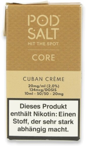 POD Salt Core CBN (Cuban) Creme Nikotinsalz Liquid 10ml 20mg