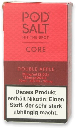 POD Salt Core Double Apple Nikotinsalz Liquid 10ml 20mg POD Salt Core Double Apple Nikotinsalz Liquid 10ml 20mg