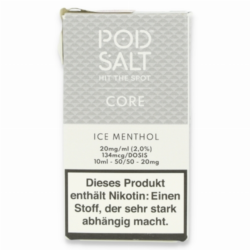 POD Salt Core Ice Menthol Nikotinsalz Liquid 10ml 20mg POD Salt Core Ice Menthol Nikotinsalz Liquid 10ml 20mg