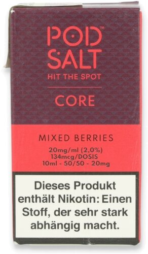 POD Salt Core Mixed Berries Nikotinsalz Liquid 10ml 20mg