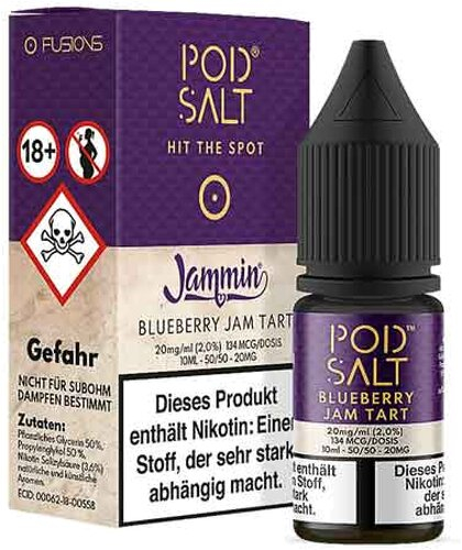 Pod Salt Jammin Blueberry Jam Tart 10ml
