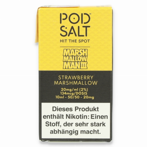 POD Salt Strawberry Marshmellow Nikotinsalz Liquid 10ml 20mg POD Salt Strawberry Marshmellow Nikotinsalz Liquid 10ml 20mg