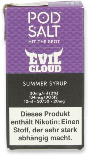 POD Salt Summer Syrup Nikotinsalz Liquid 10ml 20mg POD Salt Summer Syrup Nikotinsalz Liquid 10ml 20mg
