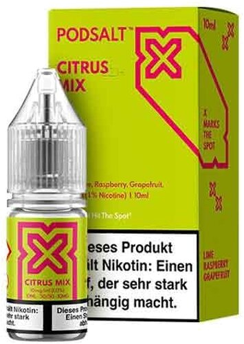 POD Salt X Nikotinsalz Liquid Citrus Mix 20mg POD Salt X Nikotinsalz Liquid Citrus Mix 20mg