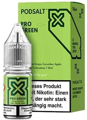 POD Salt X Nikotinsalz Liquid Pro Green 20mg POD Salt X Nikotinsalz Liquid Pro Green 20mg