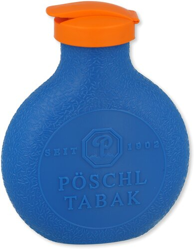 Pöschel Schnupftabak Flasche Kunststoff Blau