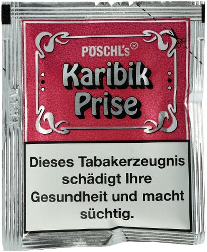 Pöschels Karibik Prise Snuff 10g Beutel Schnupftabak Pöschels Karibik Prise Snuff 10g Beutel Schnupftabak