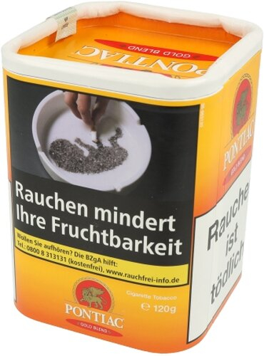 Pontiac Tabak Gold Blend 120g Dose Feinschnitt