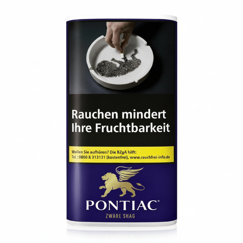 Pontiac Tabak Zware Shag 30g Päckchen Feinschnitt
