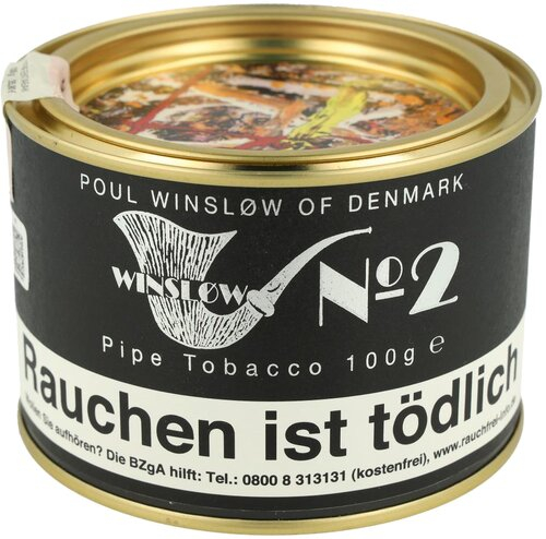 Poul Winslow Pfeifentabak No.2 100g Dose