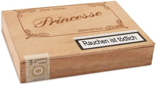 Princesse Zigarren Senoritas Auslese Brasil 25er Kiste Princesse Zigarren Senoritas Auslese Brasil 25er Kiste