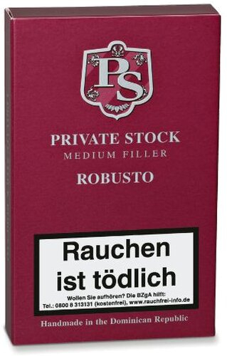 Private Stock Medium Filler Robusto Zigarren 4 St.