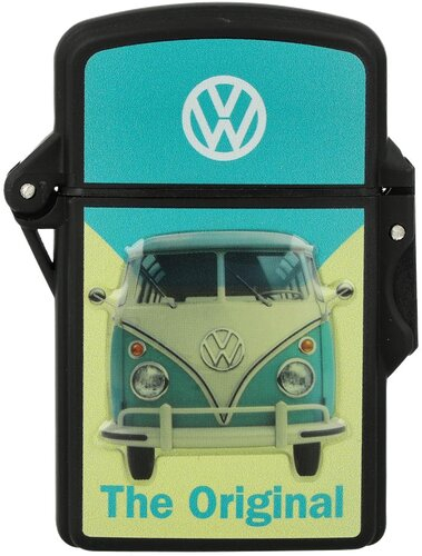 Prof VW Shiny Malibu Feuerzeug Blau Prof VW Shiny Malibu Feuerzeug Blau